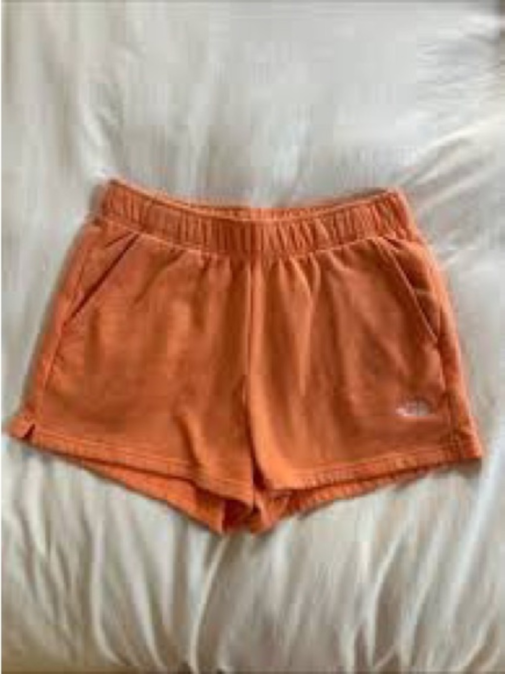 The North Face Women's Orange Athletic Lounge sweat Shorts